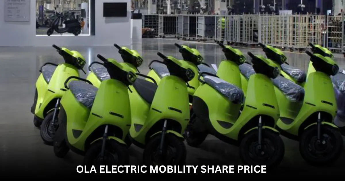 ola electric mobility share price